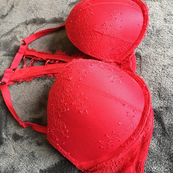 Victoria's Secret Other - Victoria’s Secret red 38B push-up corset bra